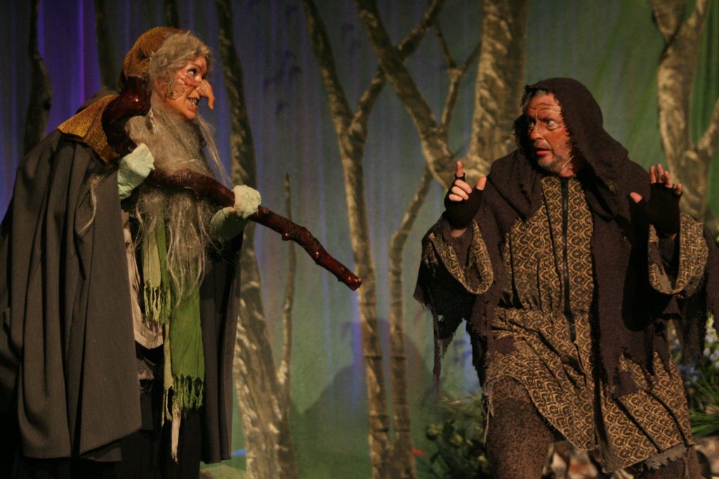 Into The Woods Witch And Mysterious Man